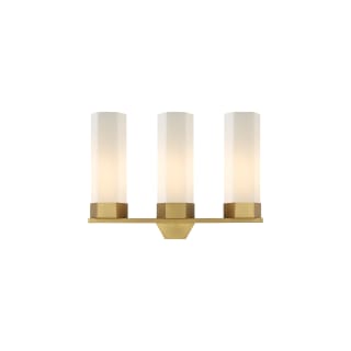 A thumbnail of the Innovations Lighting 427-3W-17-23 Claverack Vanity Brushed Brass / Matte White