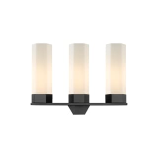 A thumbnail of the Innovations Lighting 427-3W-17-23 Claverack Vanity Matte Black / Matte White