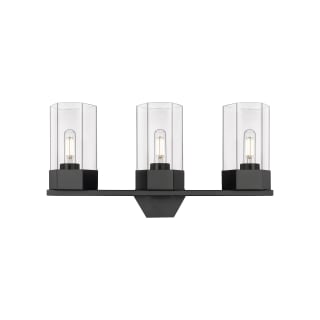 A thumbnail of the Innovations Lighting 427-3W-12-23 Claverack Vanity Matte Black / Clear