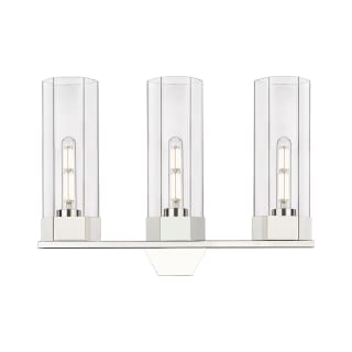 A thumbnail of the Innovations Lighting 427-3W-17-23 Claverack Vanity Polished Nickel / Clear