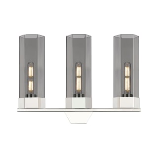 A thumbnail of the Innovations Lighting 427-3W-17-23 Claverack Vanity Polished Nickel / Plated Smoke