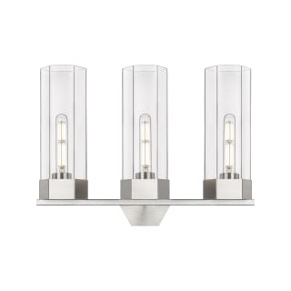 A thumbnail of the Innovations Lighting 427-3W-17-23 Claverack Vanity Satin Nickel / Clear