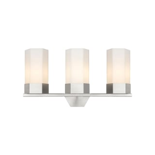 A thumbnail of the Innovations Lighting 427-3W-12-23 Claverack Vanity Satin Nickel / Matte White