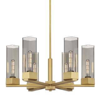 A thumbnail of the Innovations Lighting 427-6CR-16-29 Claverack Chandelier Brushed Brass / Plated Smoke