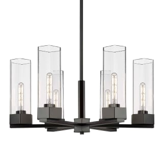 A thumbnail of the Innovations Lighting 427-6CR-16-29 Claverack Chandelier Matte Black / Clear