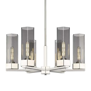 A thumbnail of the Innovations Lighting 427-6CR-16-29 Claverack Chandelier Polished Nickel / Plated Smoke