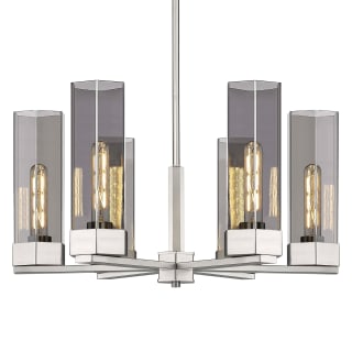 A thumbnail of the Innovations Lighting 427-6CR-16-29 Claverack Chandelier Satin Nickel / Plated Smoke