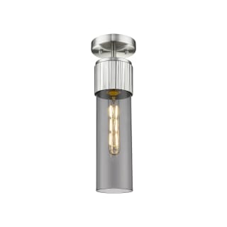 A thumbnail of the Innovations Lighting 428-1F-16-4 Bolivar Flush Satin Nickel / Plated Smoke