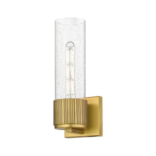 A thumbnail of the Innovations Lighting 428-1W-13-5 Bolivar Sconce Brushed Brass / Seedy