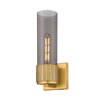 A thumbnail of the Innovations Lighting 428-1W-13-5 Bolivar Sconce Brushed Brass / Plated Smoke