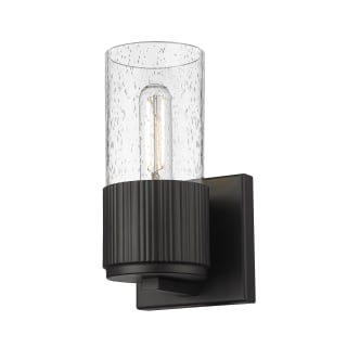 A thumbnail of the Innovations Lighting 428-1W-7-5 Bolivar Sconce Matte Black / Seedy