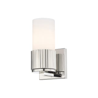 A thumbnail of the Innovations Lighting 428-1W-7-5 Bolivar Sconce Polished Nickel / Matte White