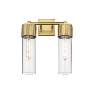 A thumbnail of the Innovations Lighting 428-2W-16-14 Bolivar Vanity Brushed Brass / Clear