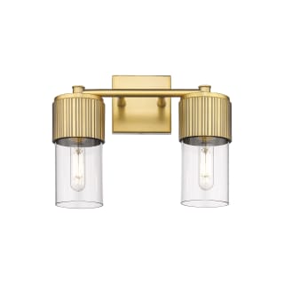 A thumbnail of the Innovations Lighting 428-2W-10-14 Bolivar Vanity Brushed Brass / Clear