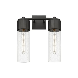 A thumbnail of the Innovations Lighting 428-2W-16-14 Bolivar Vanity Matte Black / Seedy