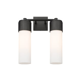 A thumbnail of the Innovations Lighting 428-2W-16-14 Bolivar Vanity Matte Black / Matte White