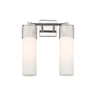 A thumbnail of the Innovations Lighting 428-2W-16-14 Bolivar Vanity Polished Nickel / Matte White