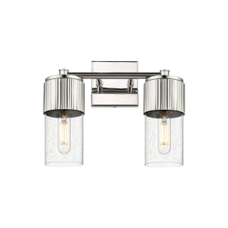 A thumbnail of the Innovations Lighting 428-2W-10-14 Bolivar Vanity Polished Nickel / Seedy