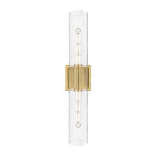 A thumbnail of the Innovations Lighting 428-2WL-28-4 Bolivar Vanity Brushed Brass / Seedy