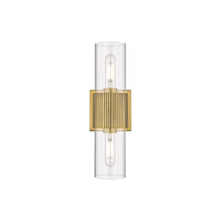 A thumbnail of the Innovations Lighting 428-2WL-15-4 Bolivar Vanity Brushed Brass / Clear