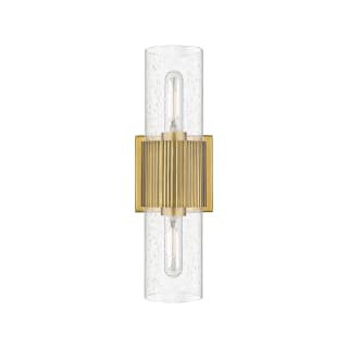 A thumbnail of the Innovations Lighting 428-2WL-15-4 Bolivar Vanity Brushed Brass / Seedy