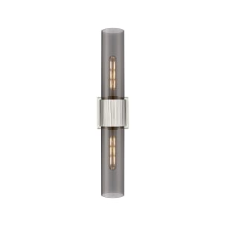 A thumbnail of the Innovations Lighting 428-2WL-28-4 Bolivar Vanity Satin Nickel / Plated Smoke