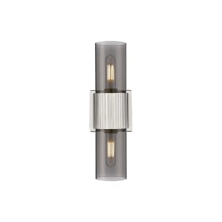 A thumbnail of the Innovations Lighting 428-2WL-15-4 Bolivar Vanity Satin Nickel / Plated Smoke