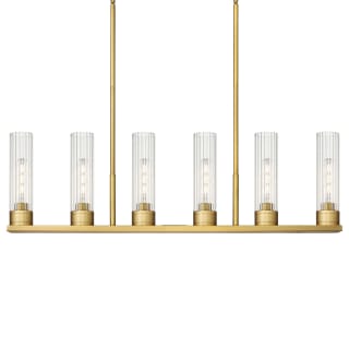 A thumbnail of the Innovations Lighting 429-6I-11-45 Empire Linear Brushed Brass / Clear