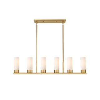 A thumbnail of the Innovations Lighting 429-6I-10-44 Empire Linear Brushed Brass / Matte White
