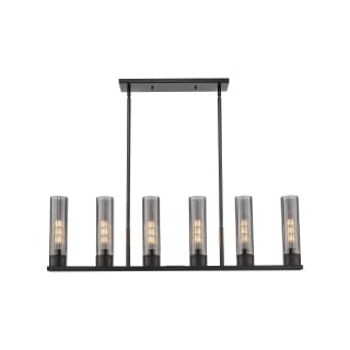 A thumbnail of the Innovations Lighting 429-6I-13-44 Empire Linear Matte Black / Plated Smoke