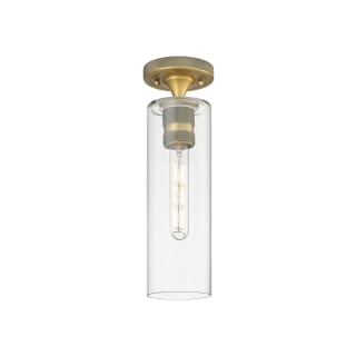 A thumbnail of the Innovations Lighting 434-1F-15-4 Crown Point Flush Brushed Brass / Clear