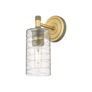 A thumbnail of the Innovations Lighting 434-1W-7-4 Crown Point Sconce Brushed Brass / Deco Swirl