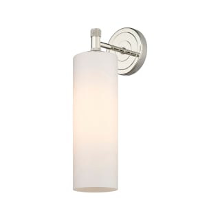 A thumbnail of the Innovations Lighting 434-1W-5-4 Crown Point Sconce Polished Nickel / Matte White