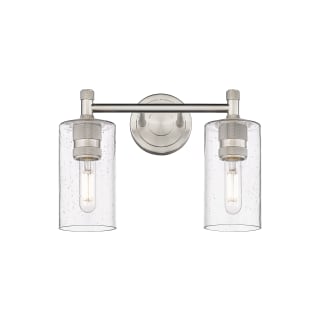 A thumbnail of the Innovations Lighting 434-2W-11-14 Crown Point Vanity Satin Nickel / Seedy