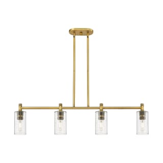 A thumbnail of the Innovations Lighting 434-4I-10-44 Crown Point Linear Brushed Brass / Seedy