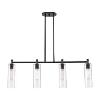 A thumbnail of the Innovations Lighting 434-4I-15-44 Crown Point Linear Matte Black / Clear