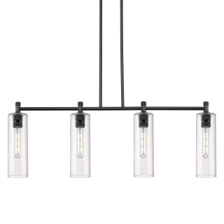 A thumbnail of the Innovations Lighting 434-4I-15-44 Crown Point Linear Matte Black / Seedy