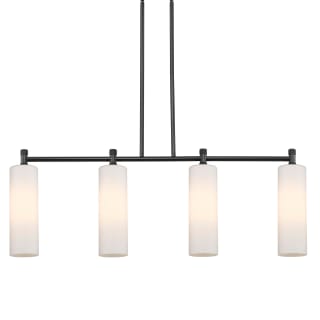 A thumbnail of the Innovations Lighting 434-4I-15-44 Crown Point Linear Matte Black / Matte White