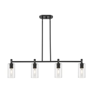 A thumbnail of the Innovations Lighting 434-4I-10-44 Crown Point Linear Matte Black / Clear