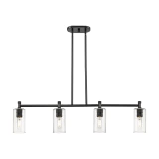 A thumbnail of the Innovations Lighting 434-4I-10-44 Crown Point Linear Matte Black / Seedy