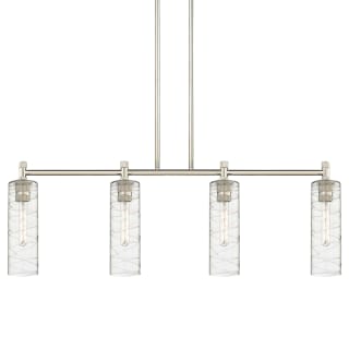 A thumbnail of the Innovations Lighting 434-4I-15-44 Crown Point Linear Polished Nickel / Deco Swirl