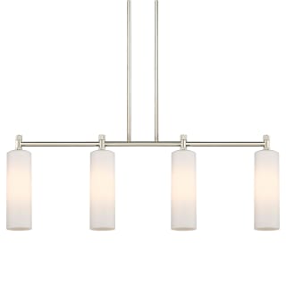 A thumbnail of the Innovations Lighting 434-4I-15-44 Crown Point Linear Polished Nickel / Matte White