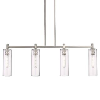 A thumbnail of the Innovations Lighting 434-4I-15-44 Crown Point Linear Satin Nickel / Clear