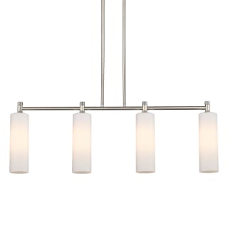 A thumbnail of the Innovations Lighting 434-4I-15-44 Crown Point Linear Satin Nickel / Matte White