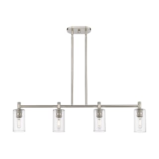 A thumbnail of the Innovations Lighting 434-4I-10-44 Crown Point Linear Satin Nickel / Clear