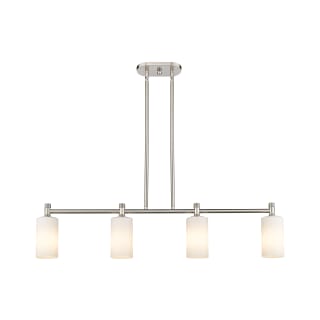 A thumbnail of the Innovations Lighting 434-4I-10-44 Crown Point Linear Satin Nickel / Matte White