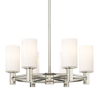 A thumbnail of the Innovations Lighting 434-6CR-11-24 Crown Point Chandelier Polished Nickel