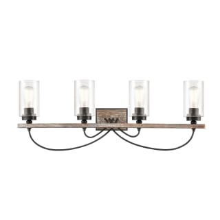 A thumbnail of the Innovations Lighting 442-4W-11-35 Paladin Vanity Matte Black / Seedy