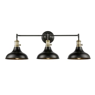 A thumbnail of the Innovations Lighting 443SW-3W-14-37 Metro Vanity Black Antique Brass / Matte Black