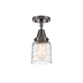 A thumbnail of the Innovations Lighting 447-1C-10-5 Bell Semi-Flush Oil Rubbed Bronze / Deco Swirl